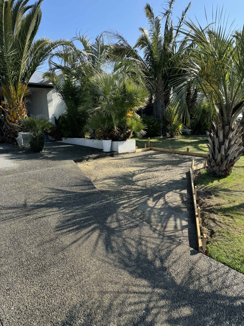 The ground is prepared to create a sturdy foundation for your architectural dreams. This involves digging, levelling and making sure everything is just right to create that sturdy foundation.